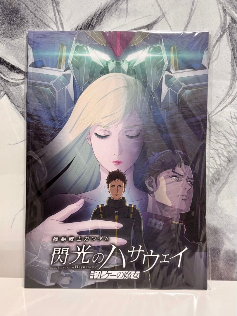 【タイムセール】閃光のハサウェイ 公開記念プラモ+豪華版パンフ+2週目入場特典