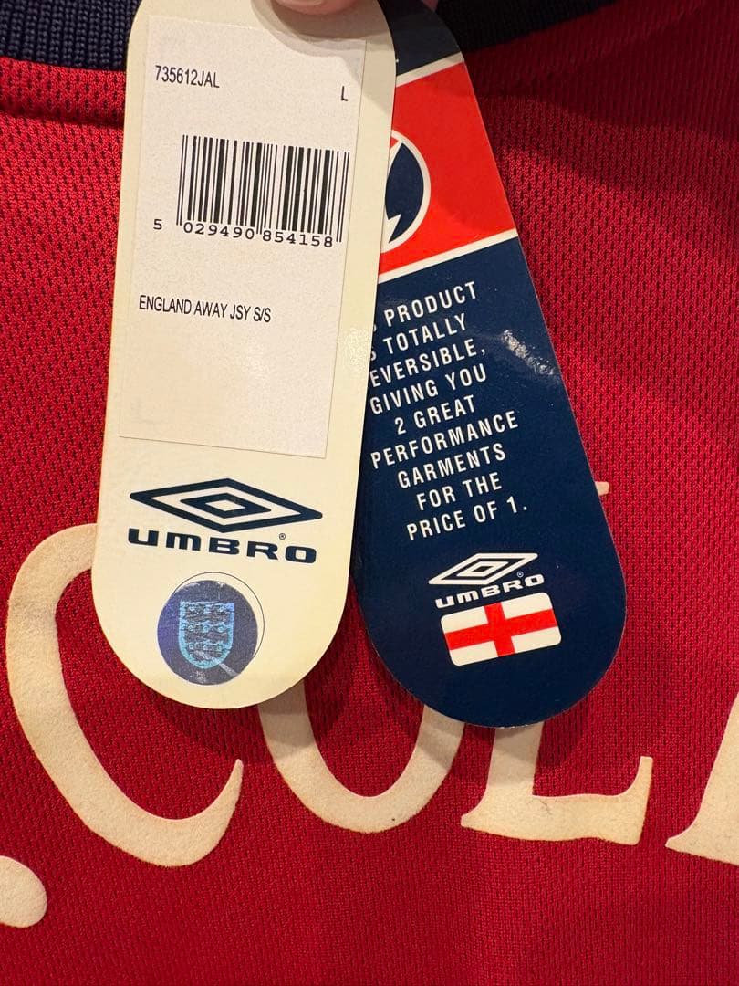 新品イングランド ジョーコール　02アウェイ