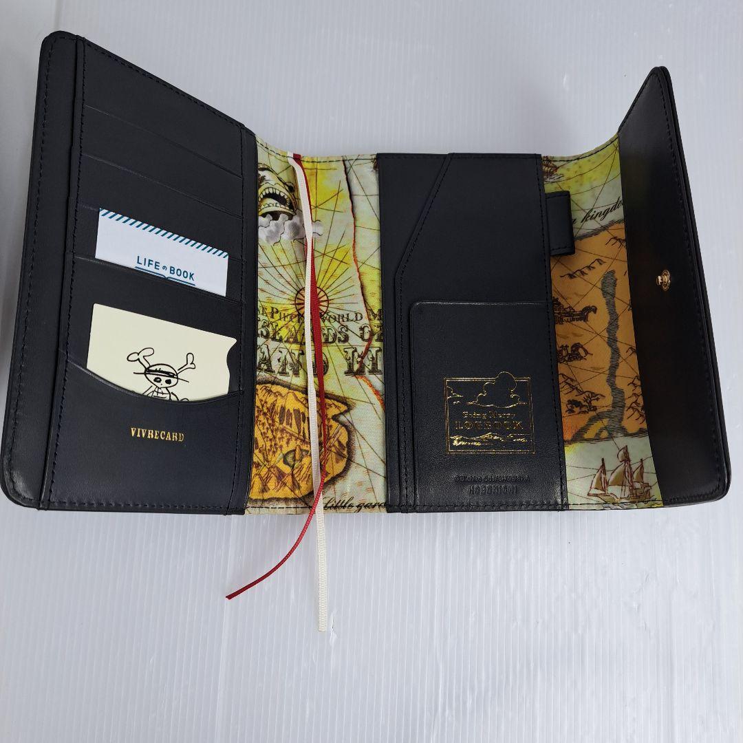 ほぼ日手帳　ONEPIECEコラボ　レザーカバー(ブラック)