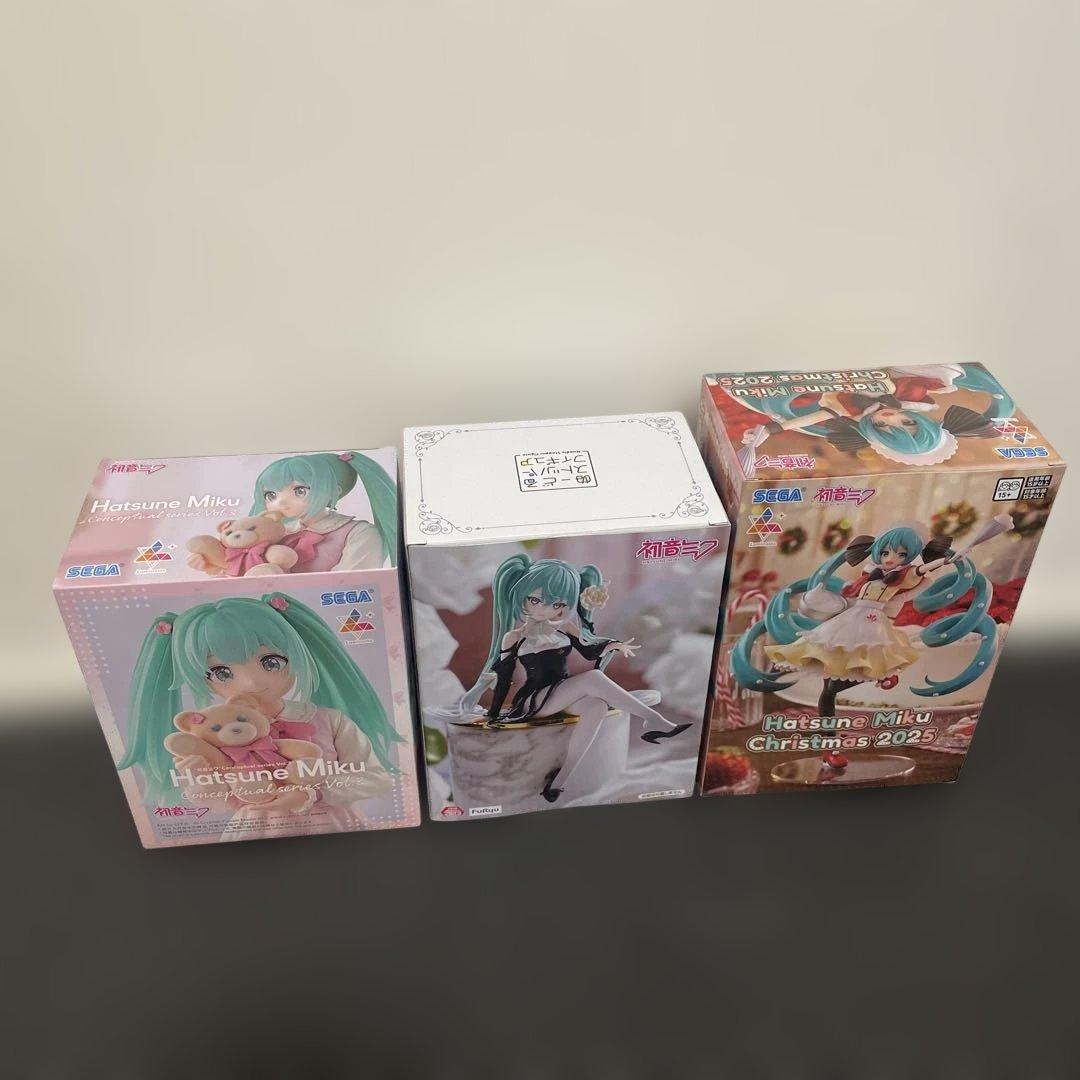 初音ミク　フィギュア　プライズ　セット