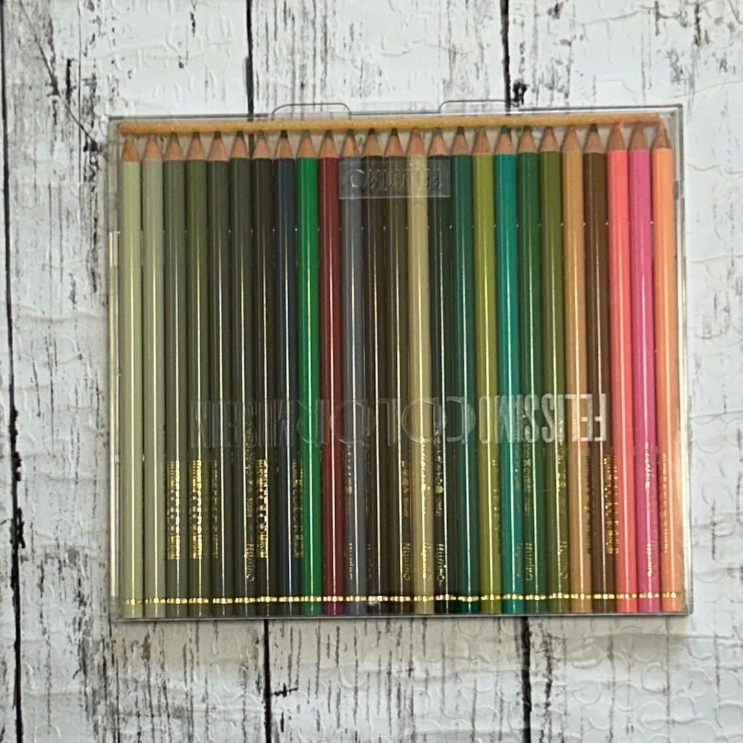 フェリシモ500色の色鉛筆♦️のっぽ♦️超貴重・日本製♦️1992年初代・三菱製