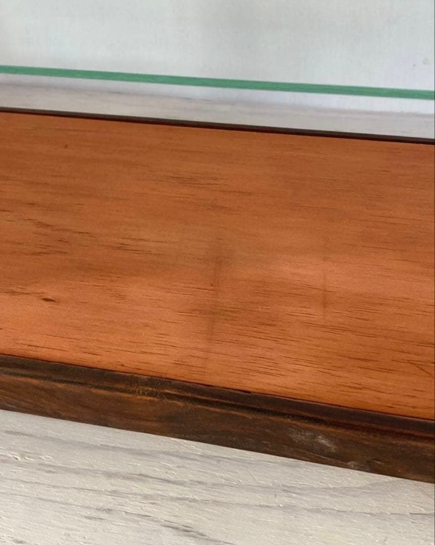 古い木製ガラスケース 3段 卓上 ショーケース