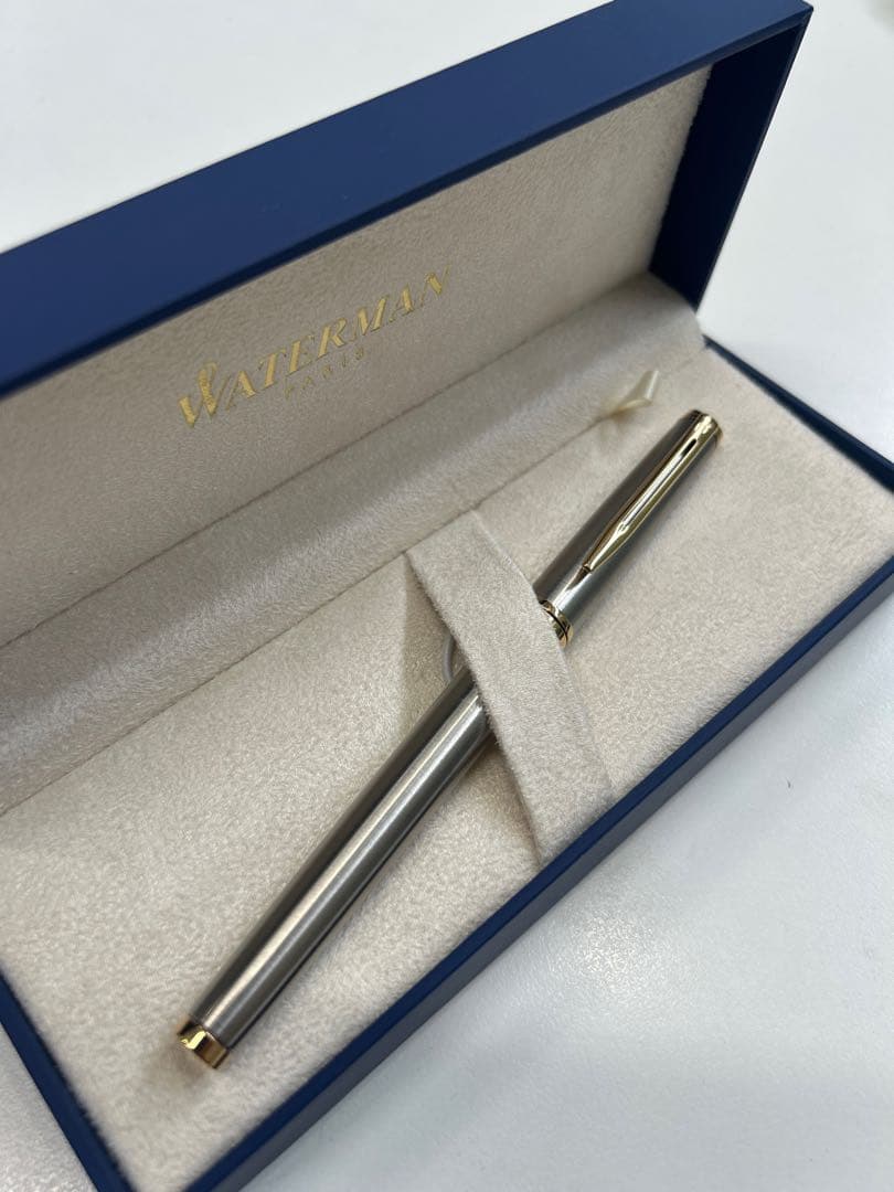 ウォーターマン 万年筆 シルバー・ゴールド