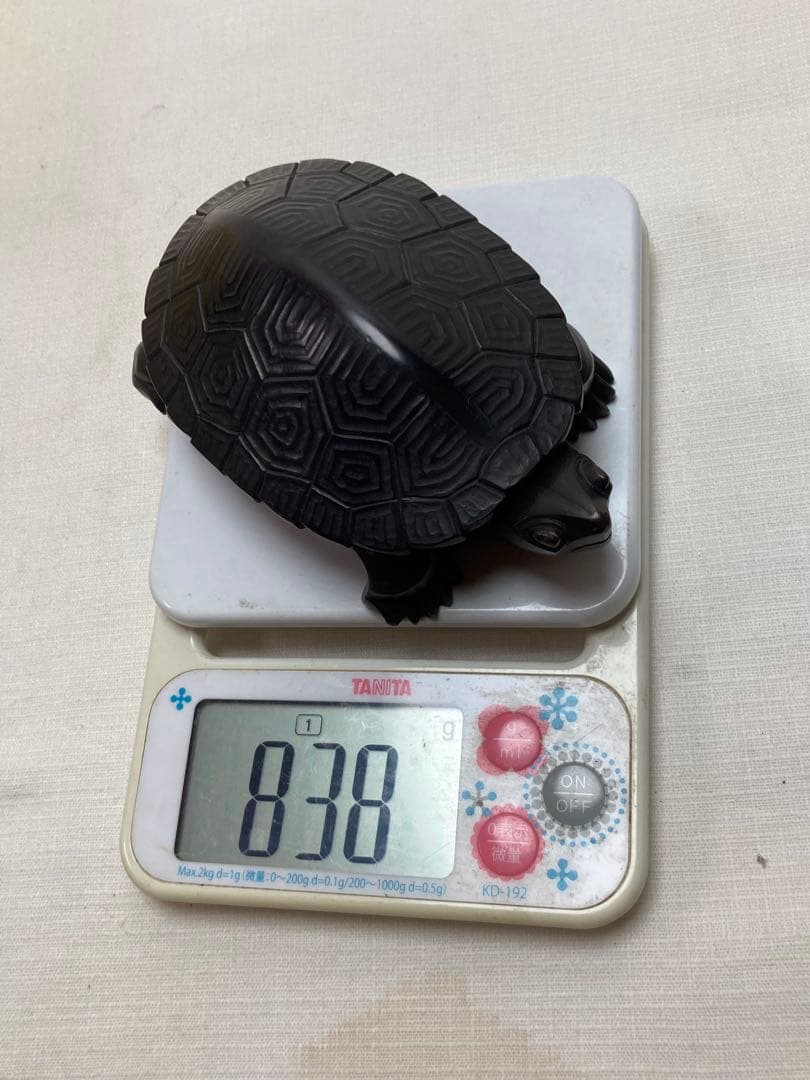 紅渓石硯　亀寿硯　二代相馬羊堂　亀デザインの硯　宮崎県延岡市