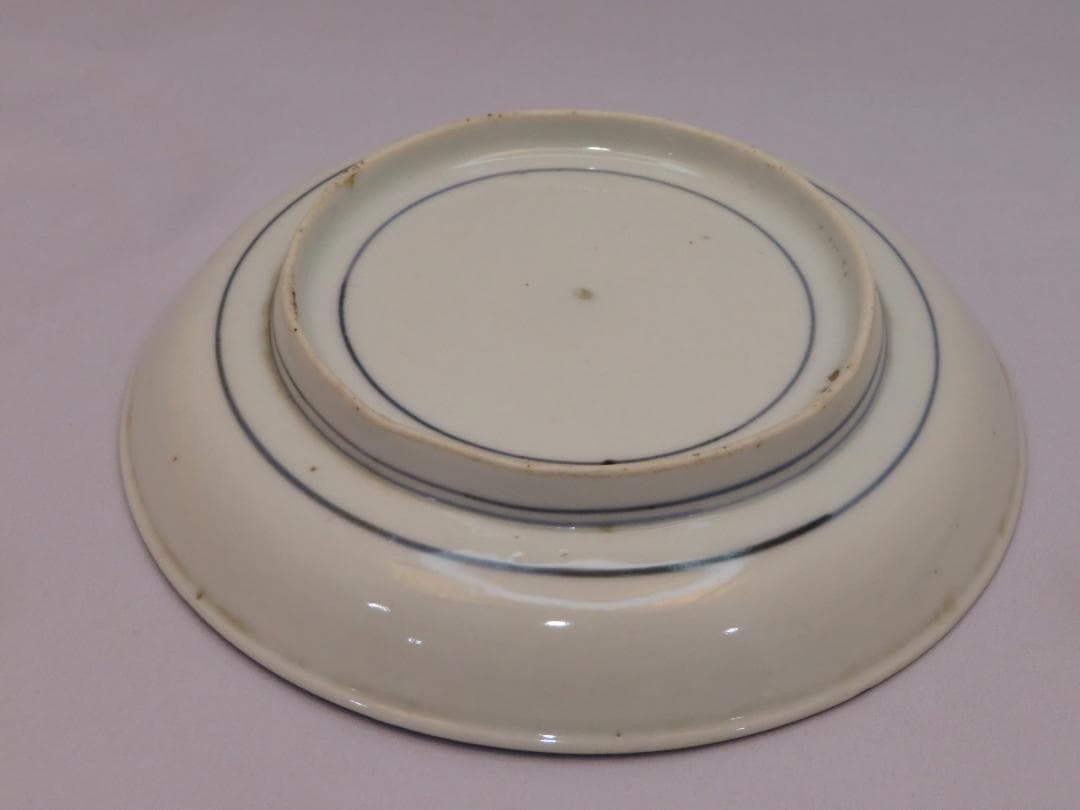 3228　古美術＜値下げ交渉大歓迎＞藍柿　皿