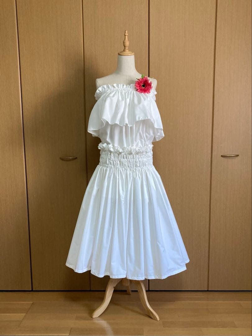 m.mahalo☆無地パウスカート☆フラダンス☆パウスカート☆ブラック