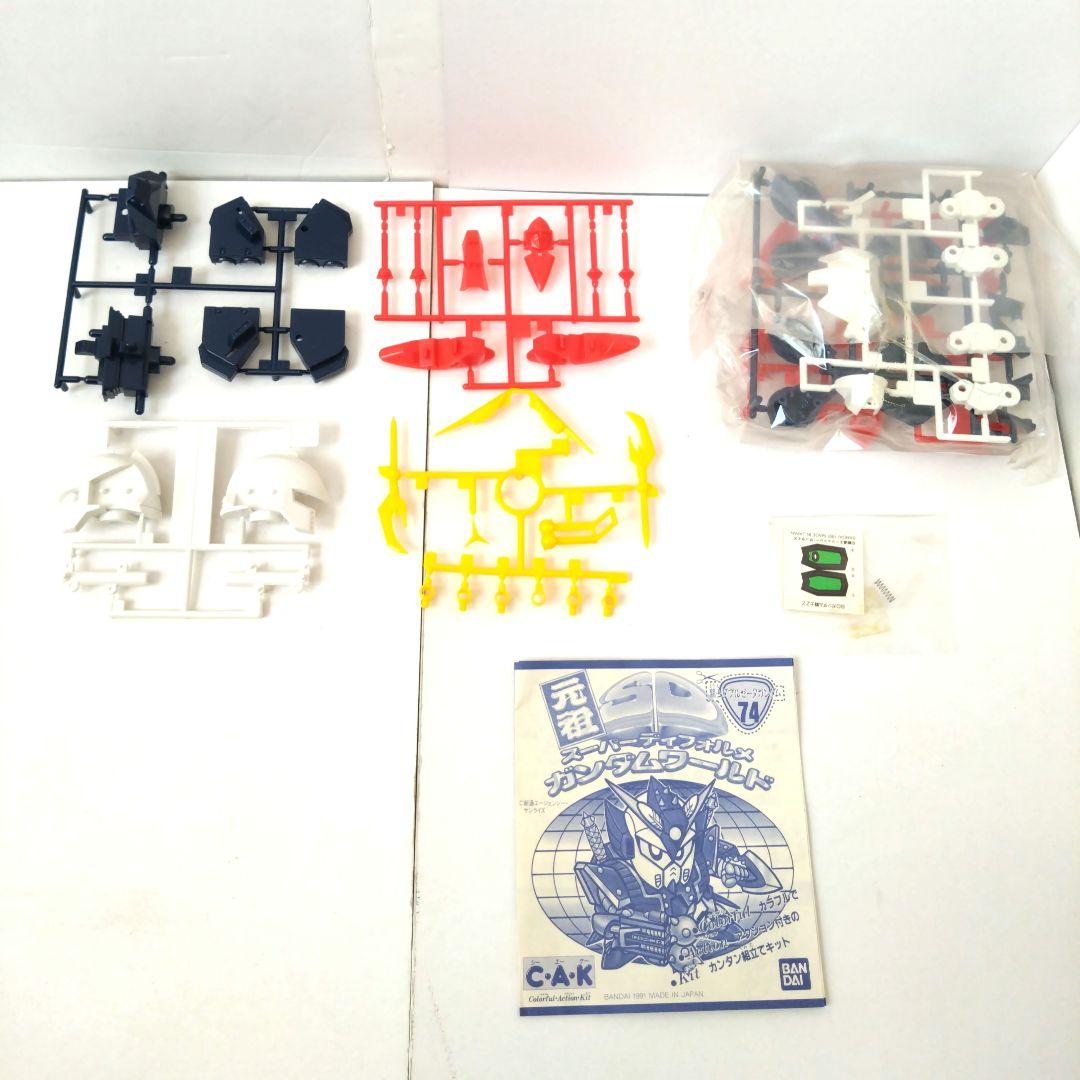 未組立完品　74　闘士ダブルゼータガンダム　元祖SDガンダムワールド　ガンプラ