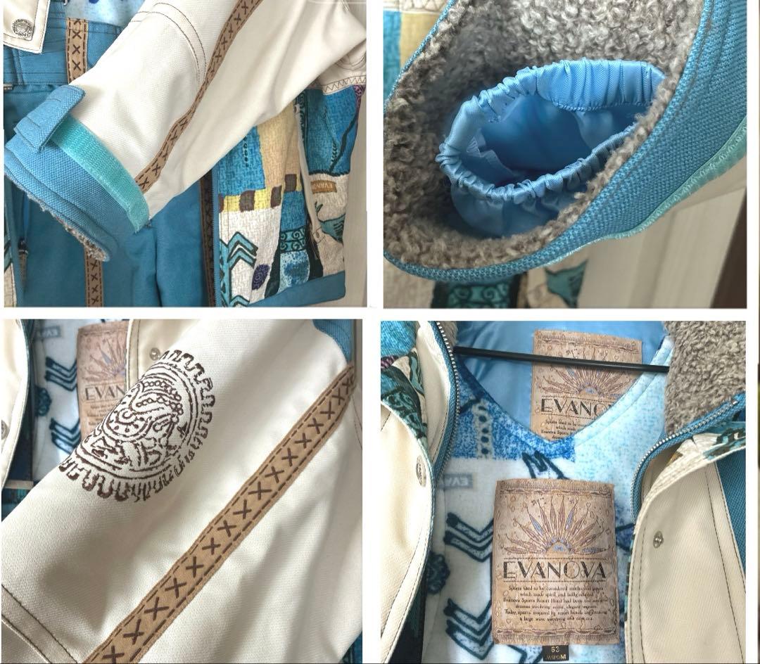 EVANOVA ミズノ　スキーウェア 希少　当時物　レトロ　ヴィンテージ　美品