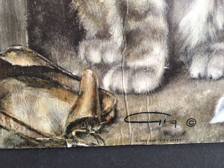 ヴィンテージのプリント絵画