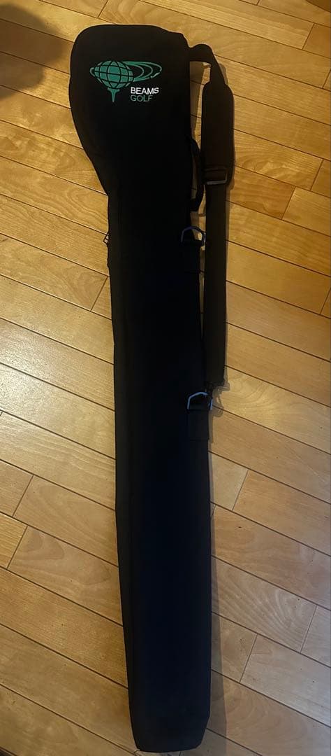 【中古美品】BEAMS GOLF ブラックキャディバッグ