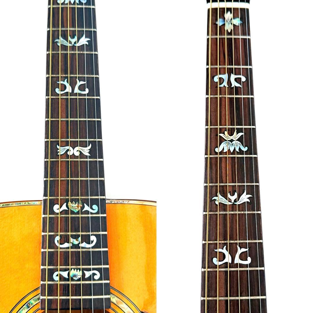 【希少・美品】サムズ工房 豪華手工ギター アコースティックギター エレアコ