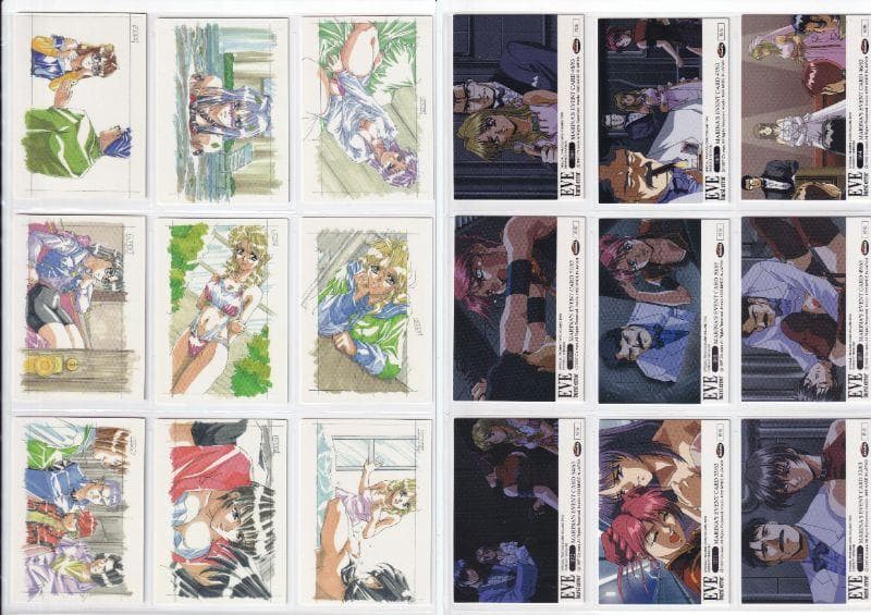 EVE　burst errorイヴ・バーストエラー　トレーディングカード２コンプ