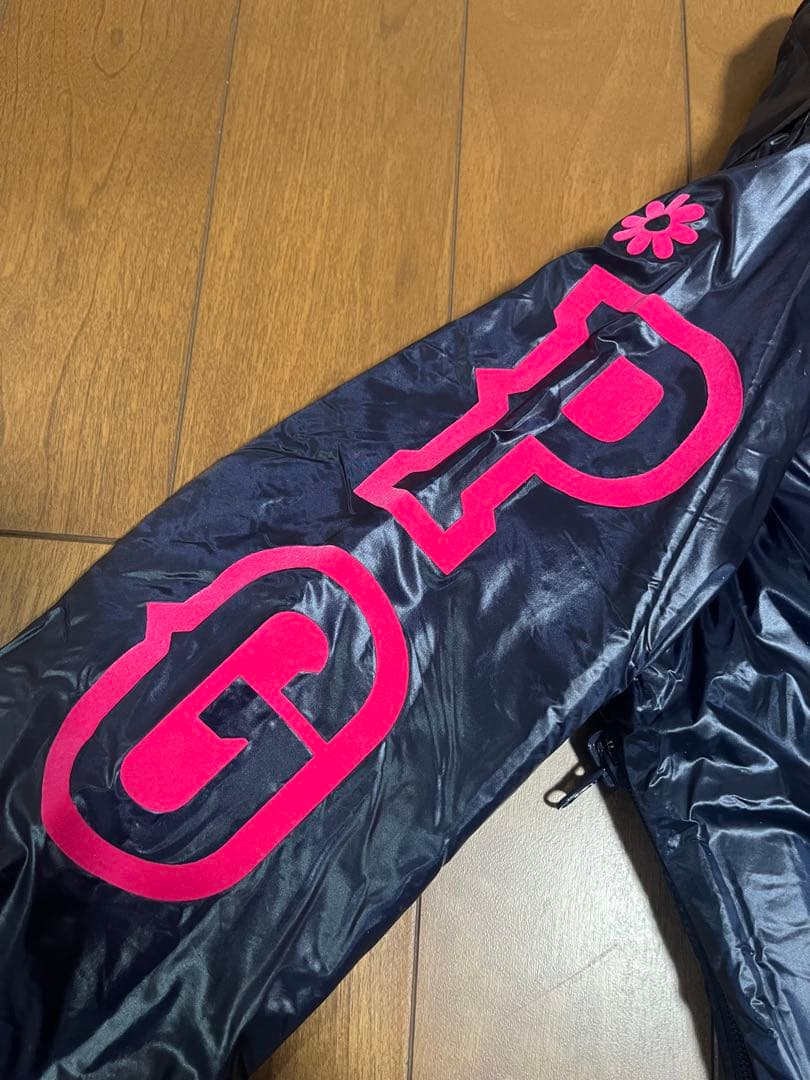 美品【パーリーゲイツ】リバーシブル中綿入りプルオーバー（サイズ1）