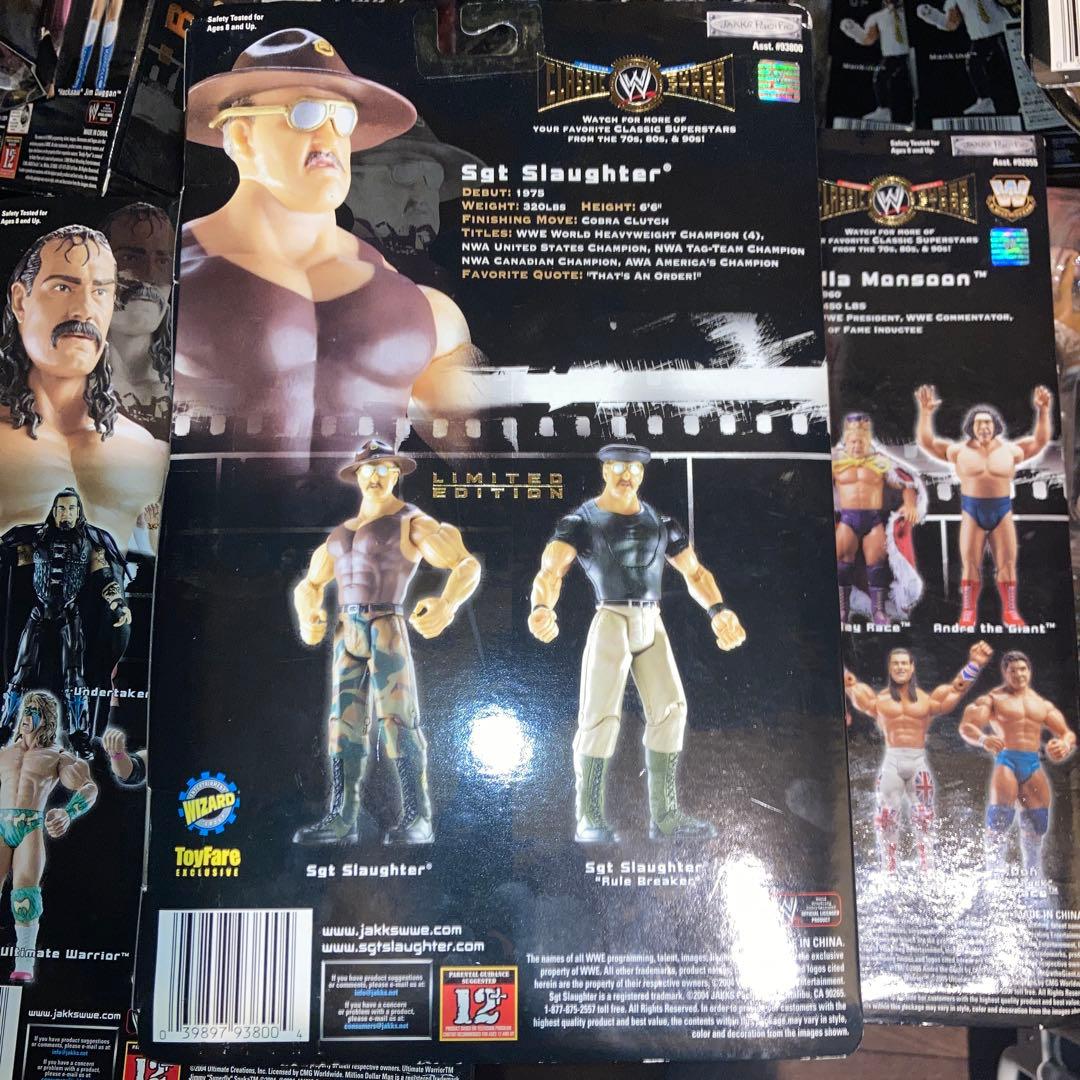 トイフェア限定　サージェント・スローター　WWEクラシックスーパースター　激レア