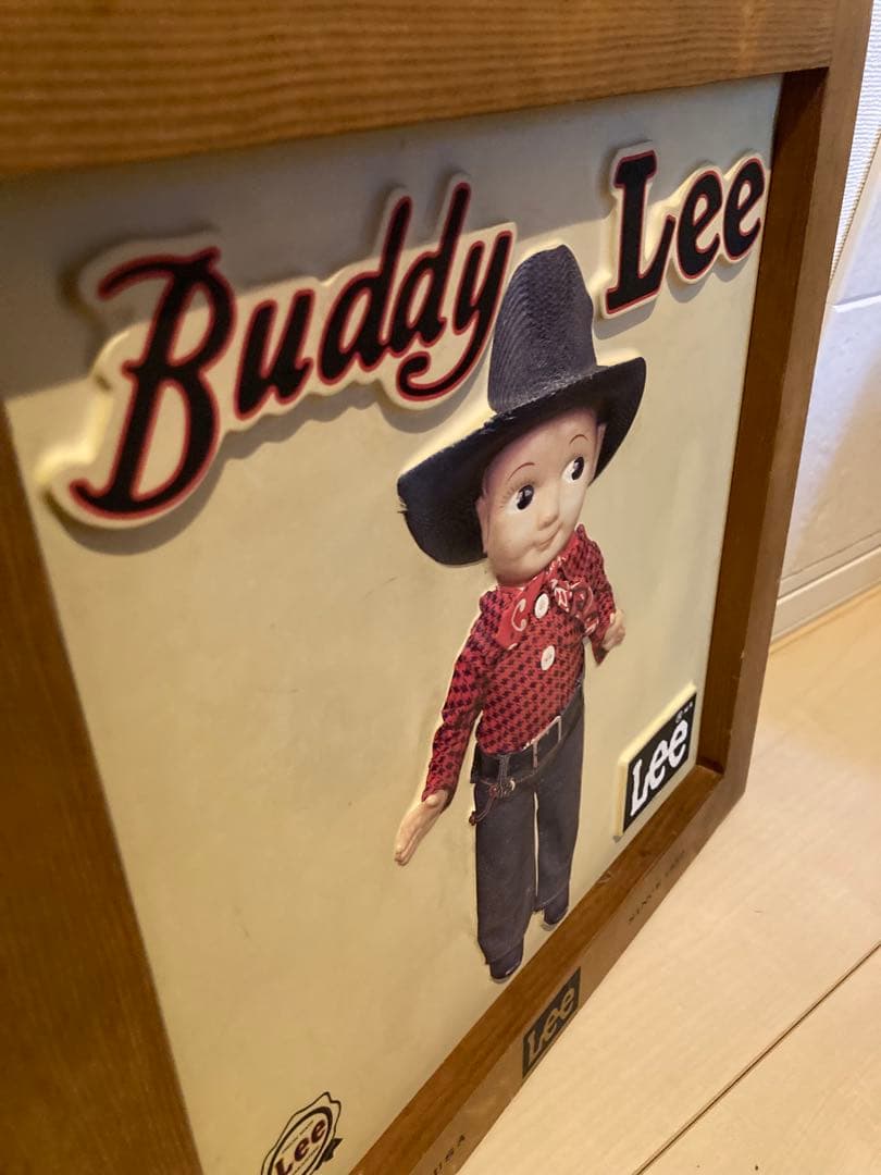 Buddy Lee 人形 Lee 木製看板　バディーリー