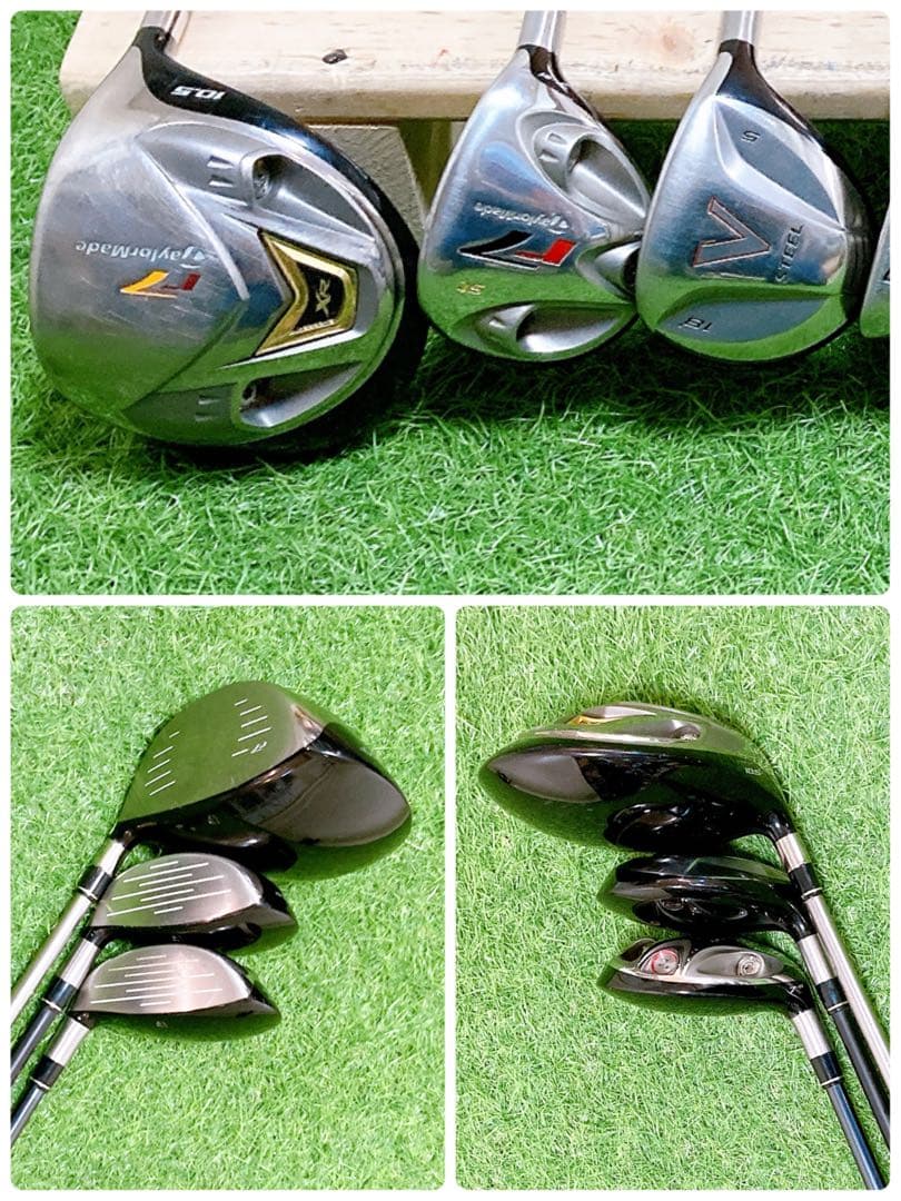 K1 テーラーメイド 初心者オススメ　ゴルフクラブ　メンズセット　右利き12本