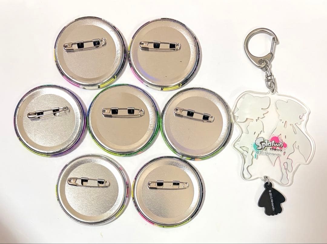 スプラトゥーン シオカラーズ アオリ ホタル 缶バッジ アクリルキーホルダー