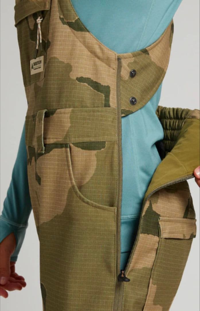 BURTON カモフラージュオーバーオール レディース