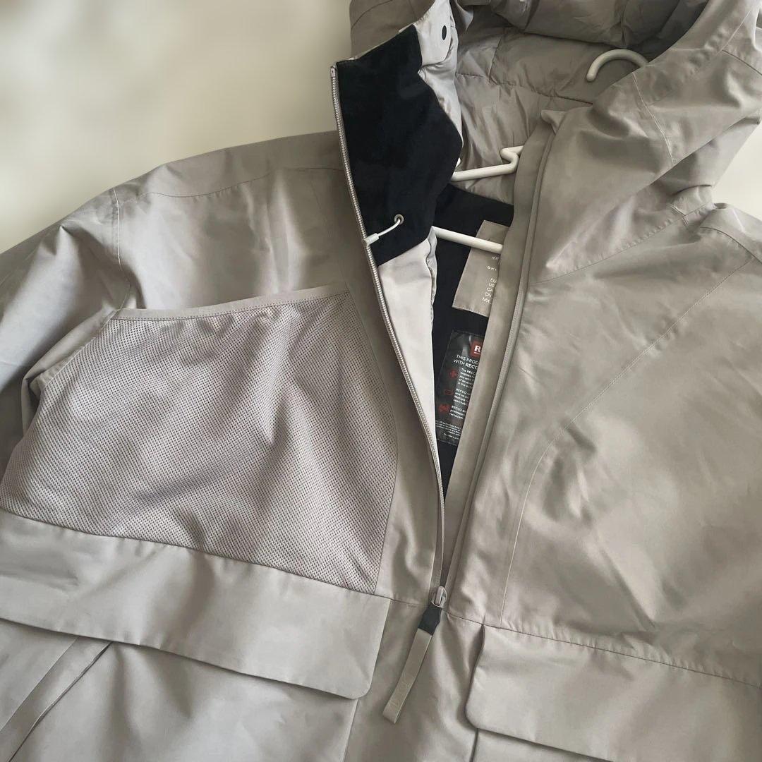  RECcontrol フード付きジャケット ライトグレー