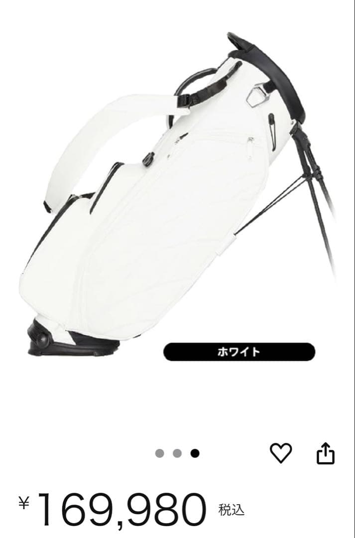 国内正規品★G/FORE 別注 ×VESSELコラボキャディバッグ