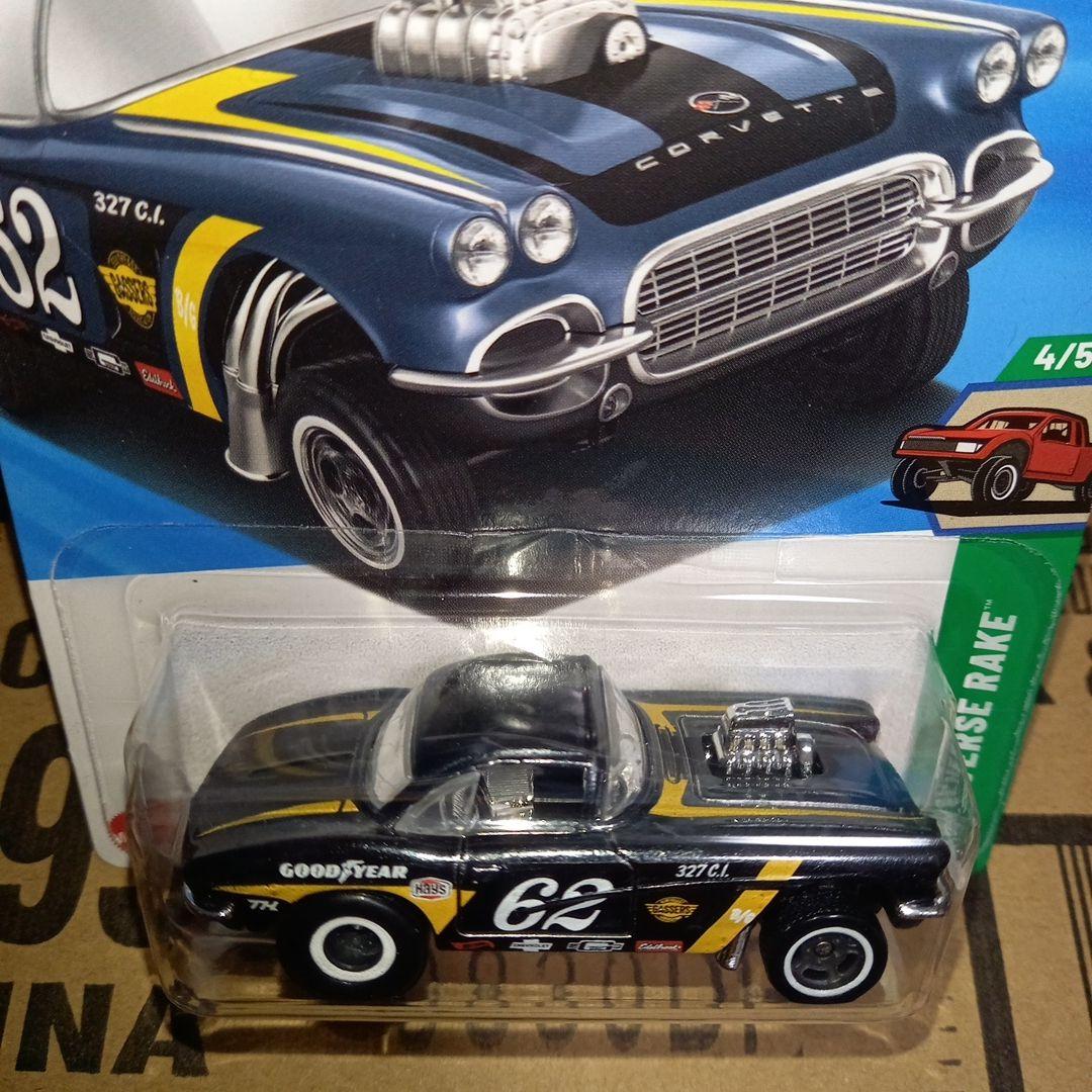 ホットウィールスーパートレジャーハント 62コルベットギャッサーCORVETTE