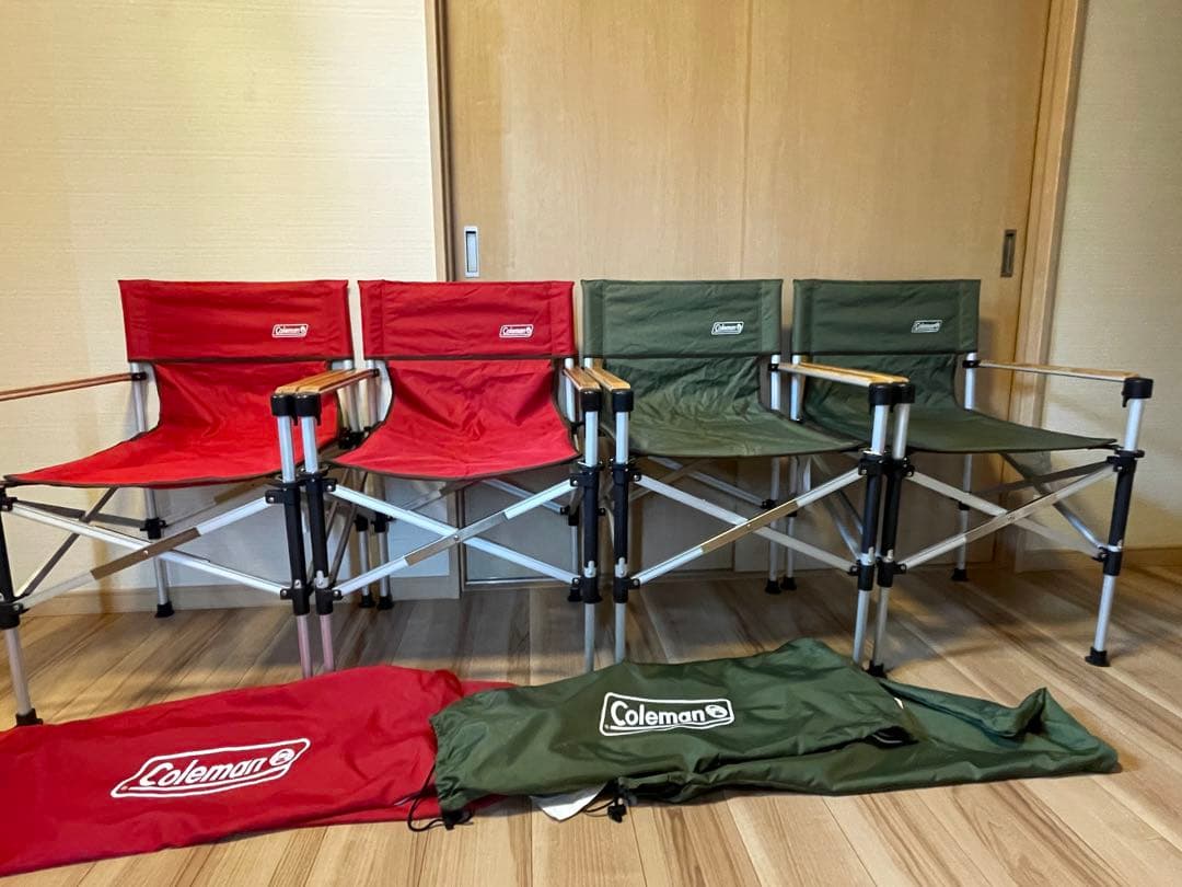コールマン　ツーウェイキャプテンチェア　4脚