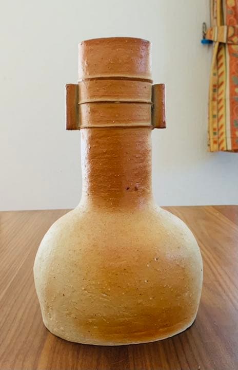 渡辺聡　師森陶岳　備前焼　花入