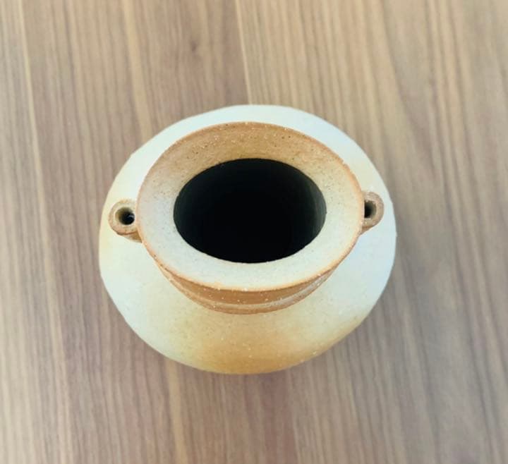 渡辺聡　師森陶岳　備前焼　花入