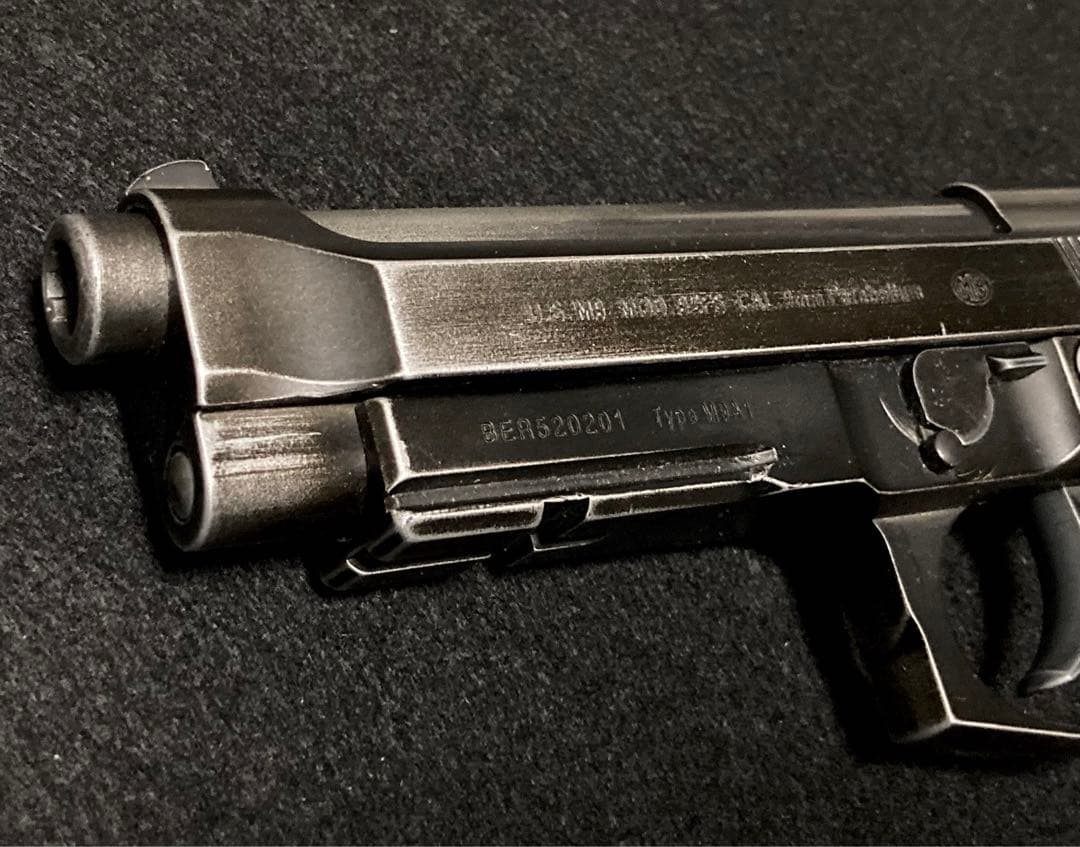 東京マルイ M9 A1 ABS樹脂製 古美 カスタムダメージ塗装 ジャンク品