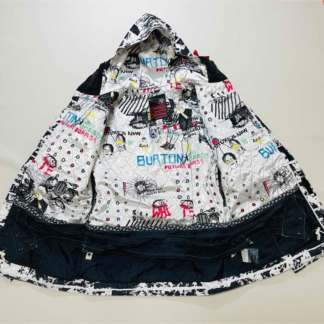 6706 そーすけ　バートン　ジャケット　総柄　ボーダー　スノボウェア