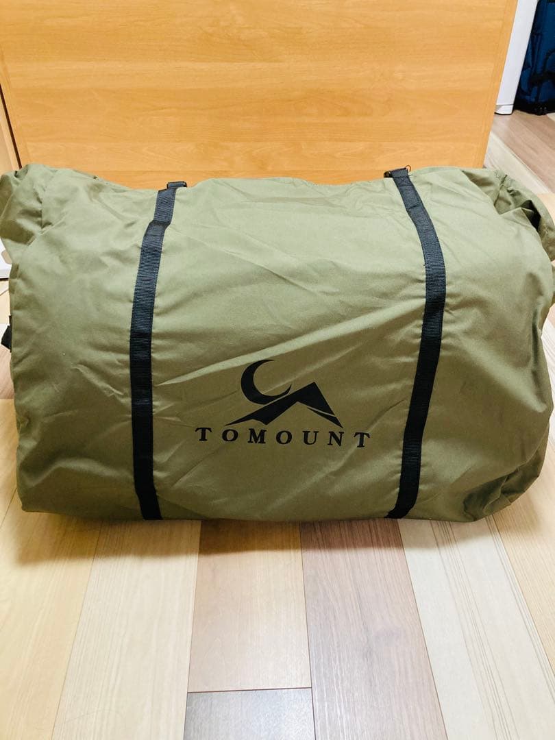 TOMOUNT エアーテントオリーブグリーンポリコットン