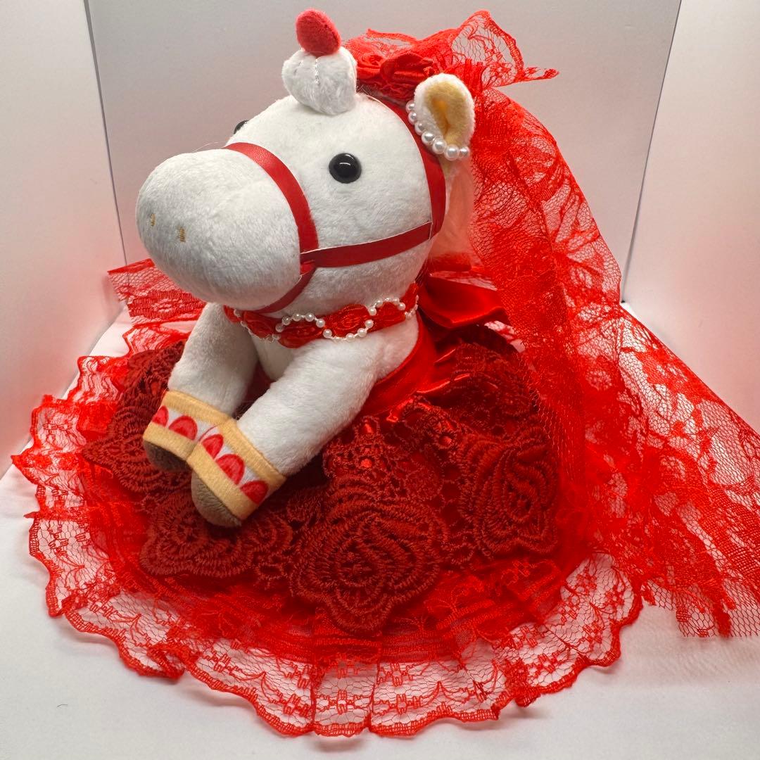 ミニー♪　アイドルホース用ウェディングドレスなど