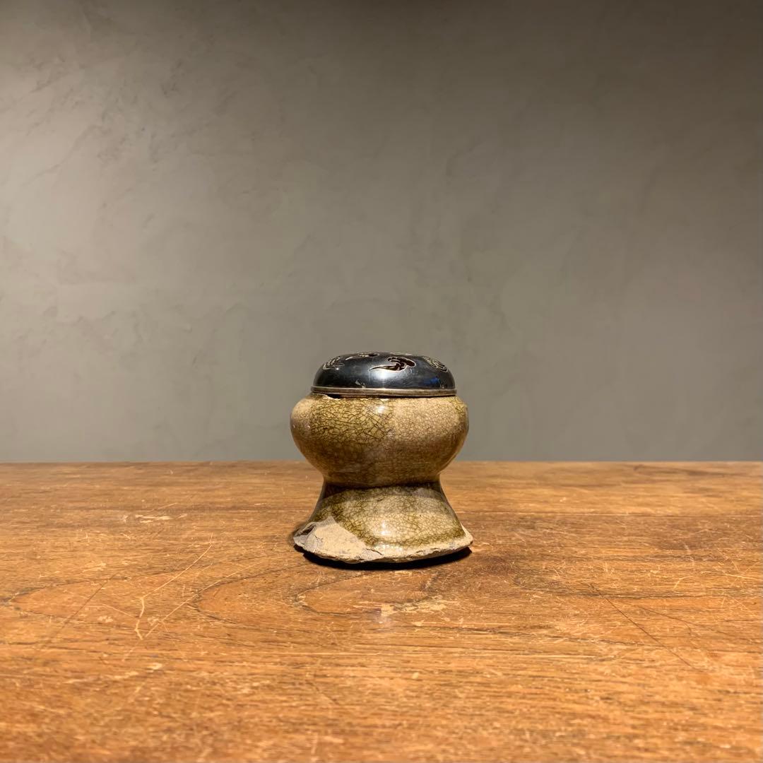 古瀬戸 瓶子 残欠 香炉 酒器 古美術 古道具 アンティーク