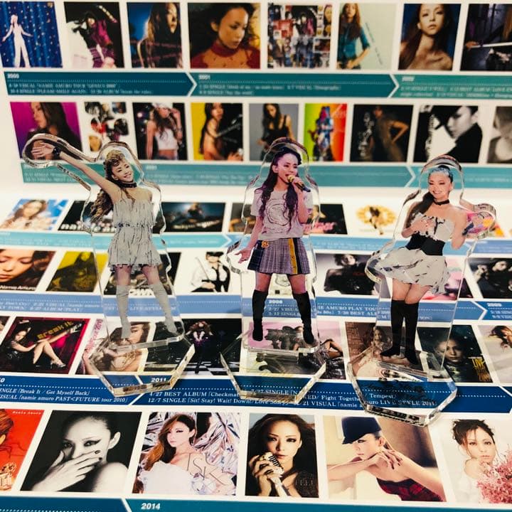 安室奈美恵アクリルスタンドfinally THANK YOU I ❤️ FAN !