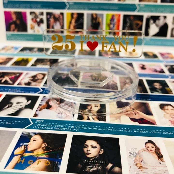 安室奈美恵アクリルスタンドfinally THANK YOU I ❤️ FAN !