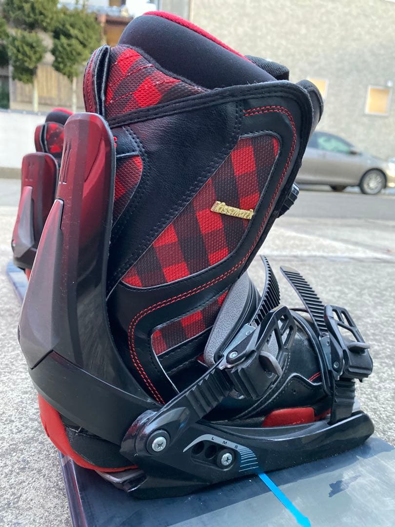 三笠☆ZUMA SLANTスノーボード キスマークダイヤルブーツ3点セット