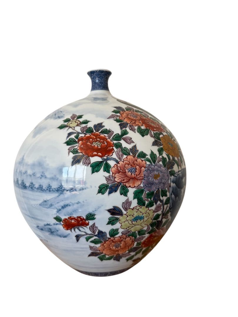 【有名作家】玄輝陶房 有田焼 名匠 村上玄輝 伊万里焼 花瓶 壺 宮内庁御用達