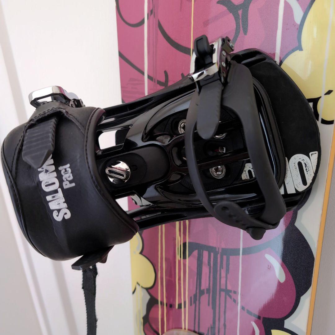 SALOMON スノーボード 147cm バインディング
