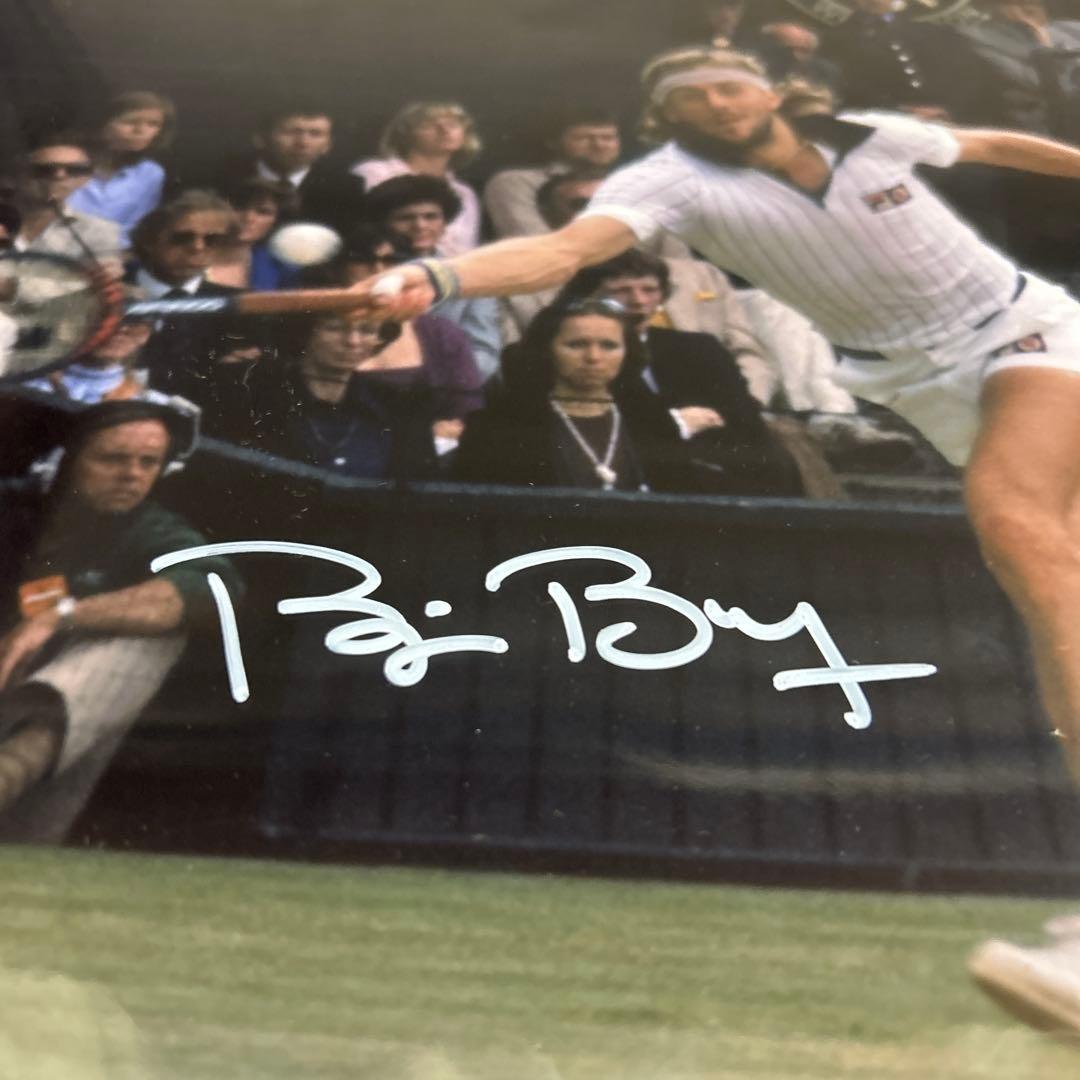 テニス　男子　ビョルン・ボルグ 証明書付き　直筆サイン入りフォト