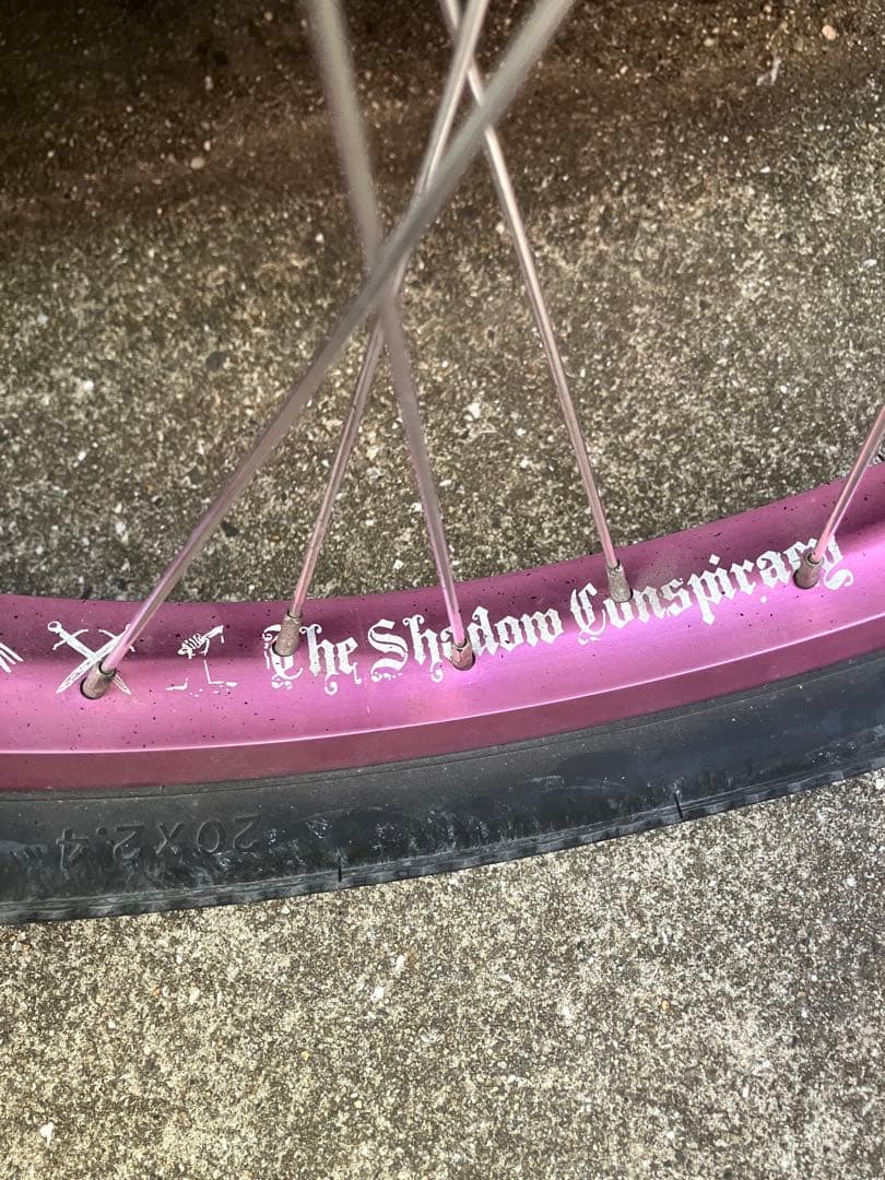 BMXホイールとフォークセット