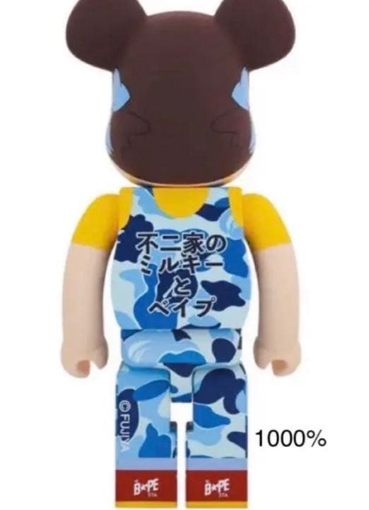 BE＠RBRICK BAPE(R) × ペコちゃん 1000%（ブルー）