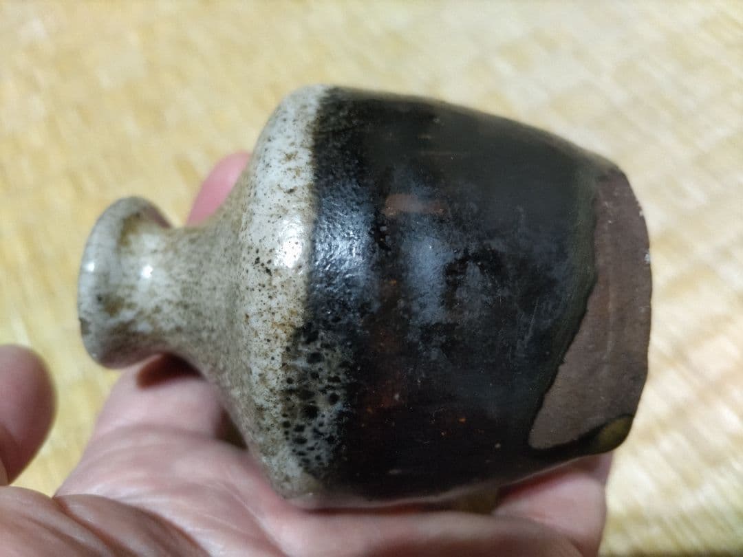 朝鮮唐津　小徳利　発掘伝製品　125cc　7尺徳利　振り出し　桃山・古唐津