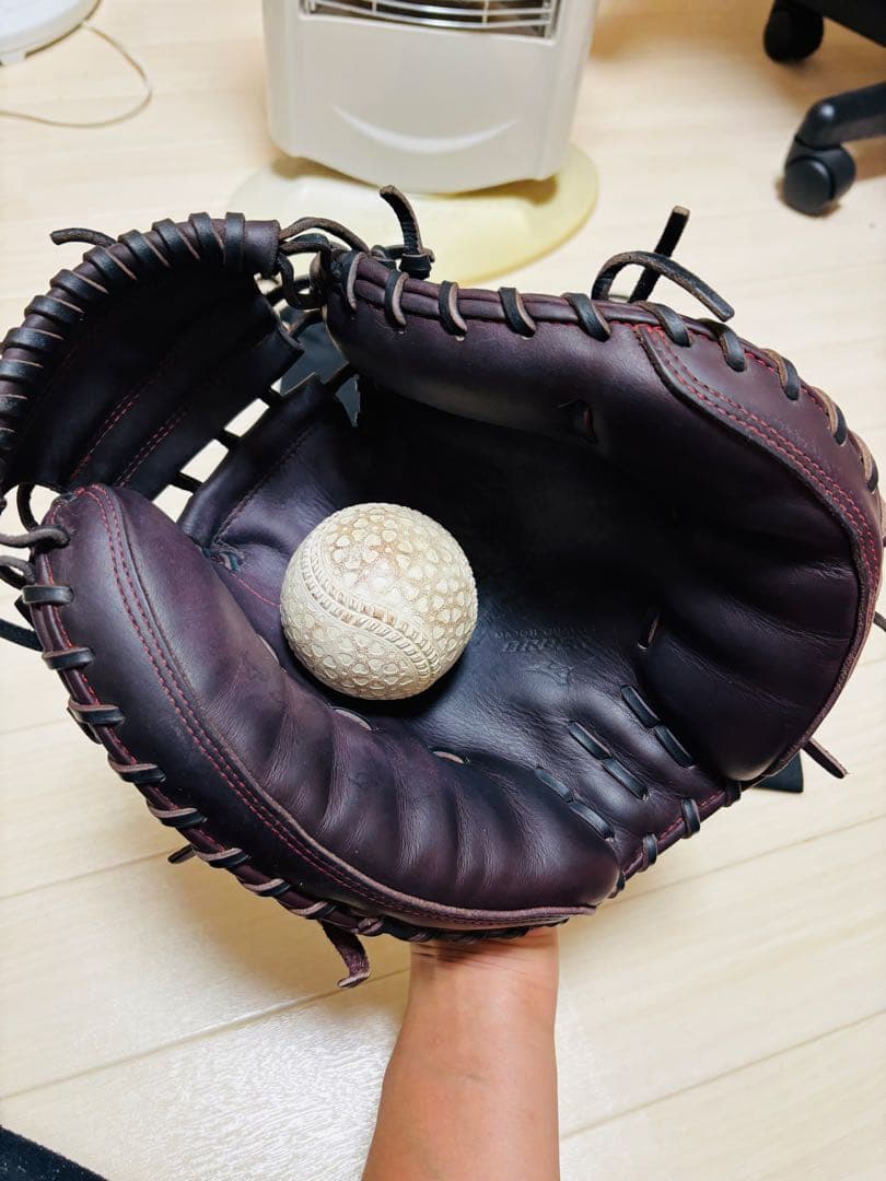 【即戦力】ミズノプロ　軟式キャッチャーミット　オーダー　ダークブラウン