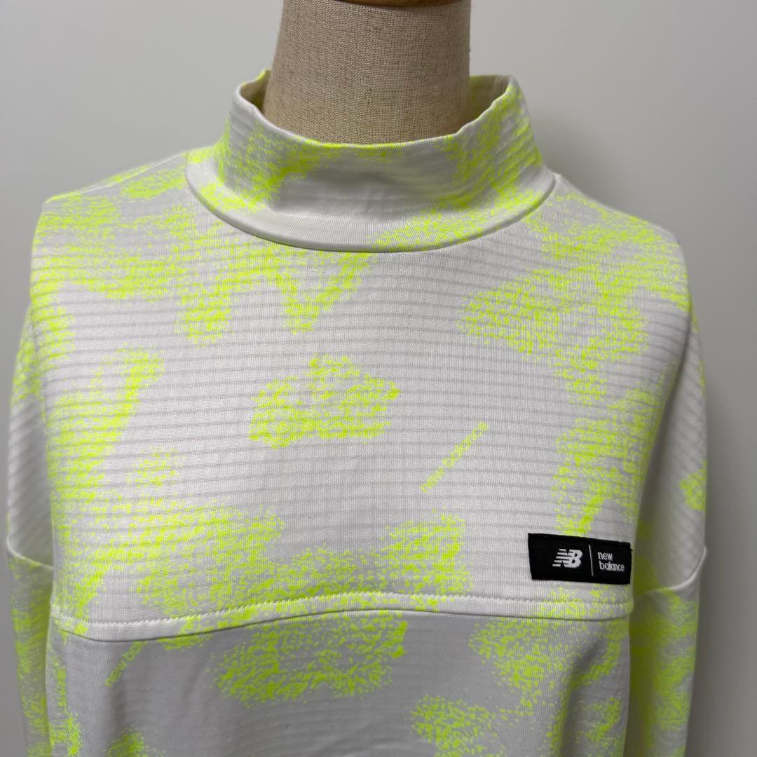 【未使用】ニューバランスゴルフ ハイネックプルオーバーイエローカモフラ 5 14