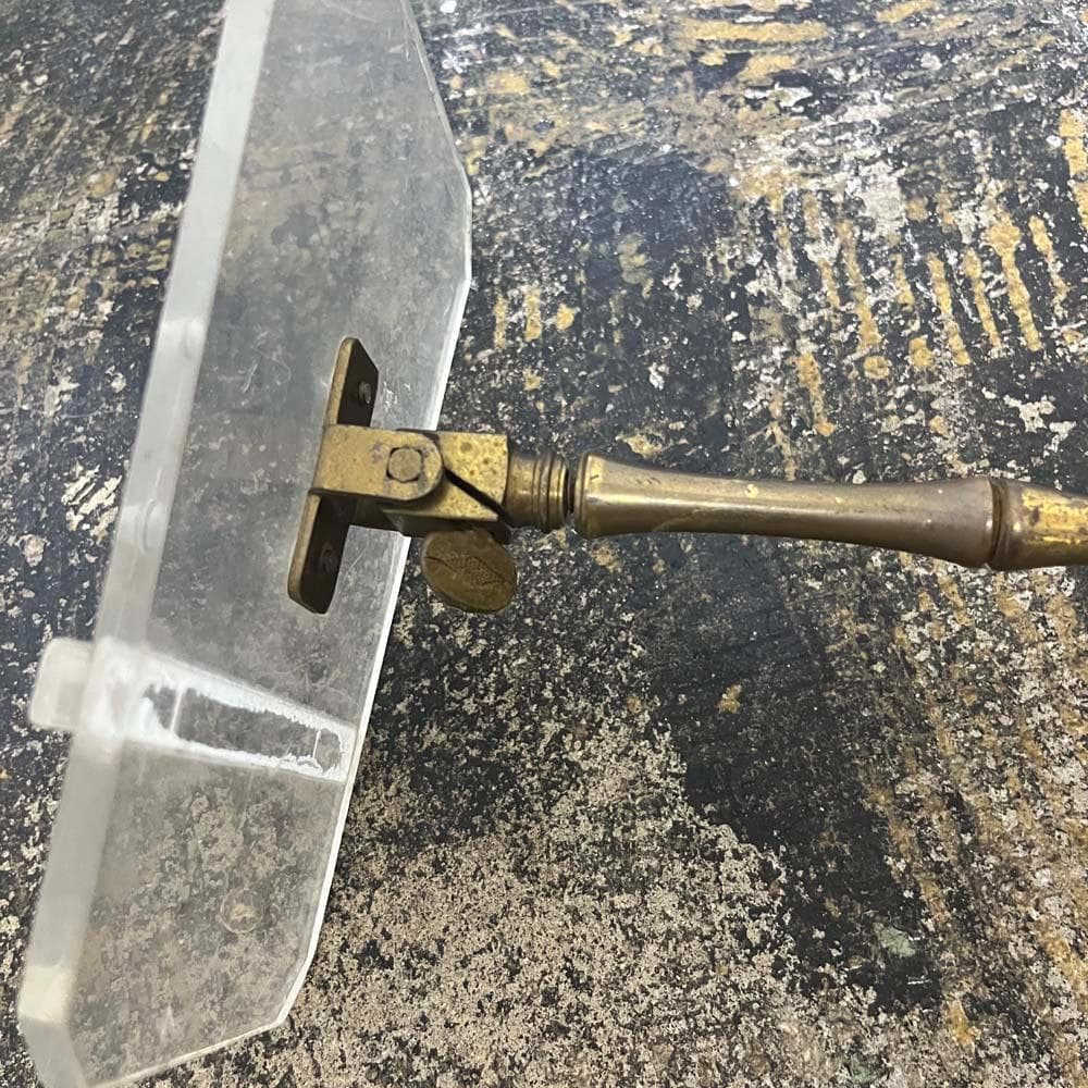 60s～70s ヴィンテージ ディスプレイシューズスタンド 真鍮脚/アンティーク