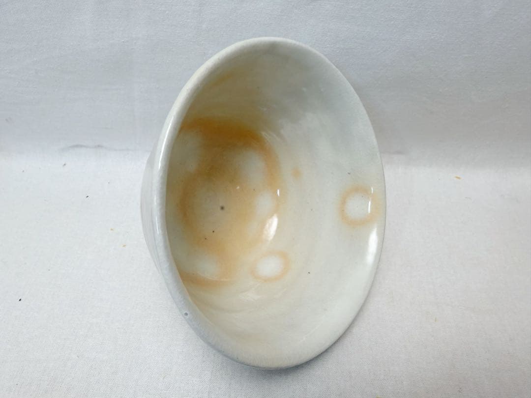 未使用 茶道具 清和窯 粉引 数茶碗 十客揃 陶印 茶事 茶会 共布 共箱