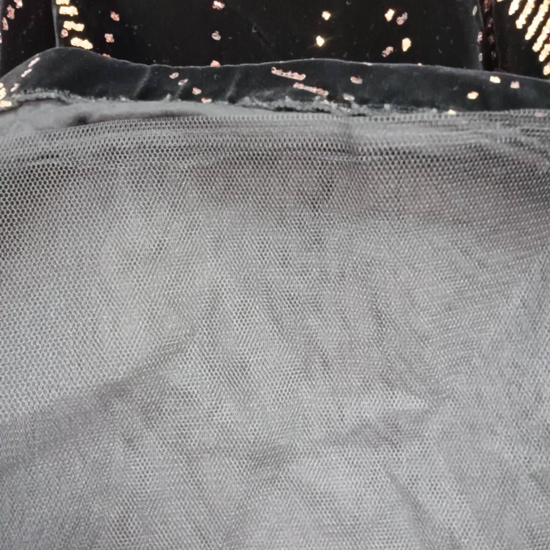 スパンコール Aライン ドレス