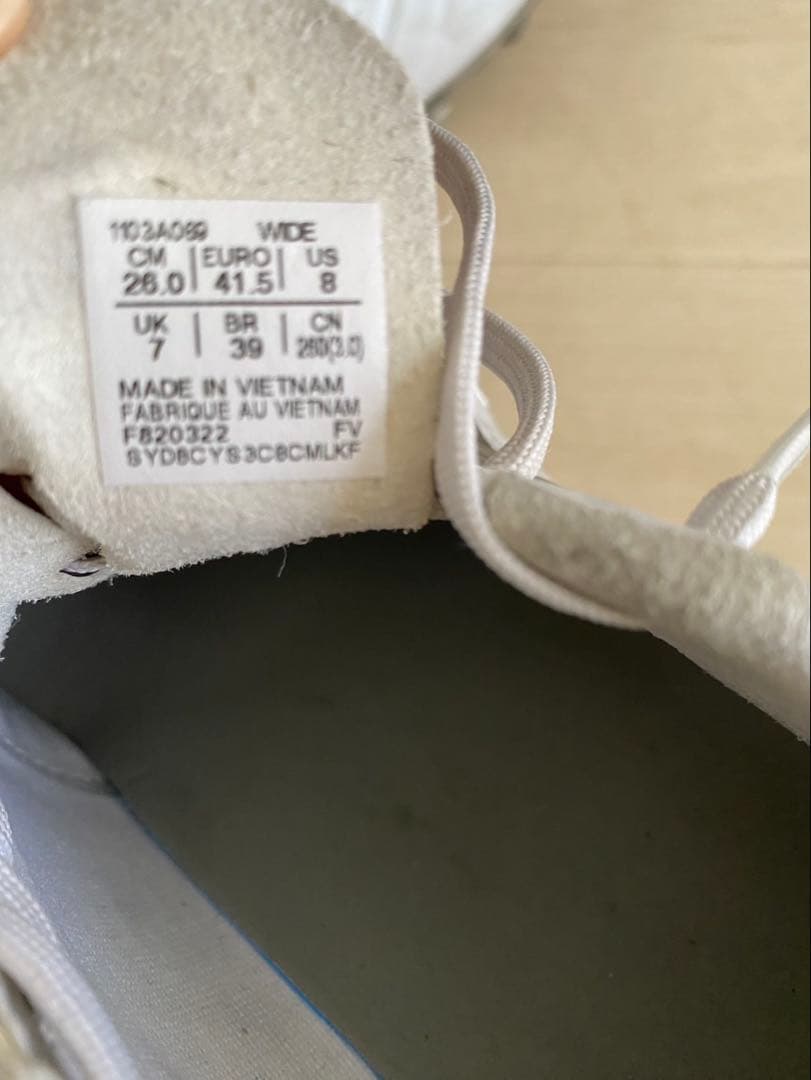 ASICS サッカーシューズ ホワイト スタッドタイプ