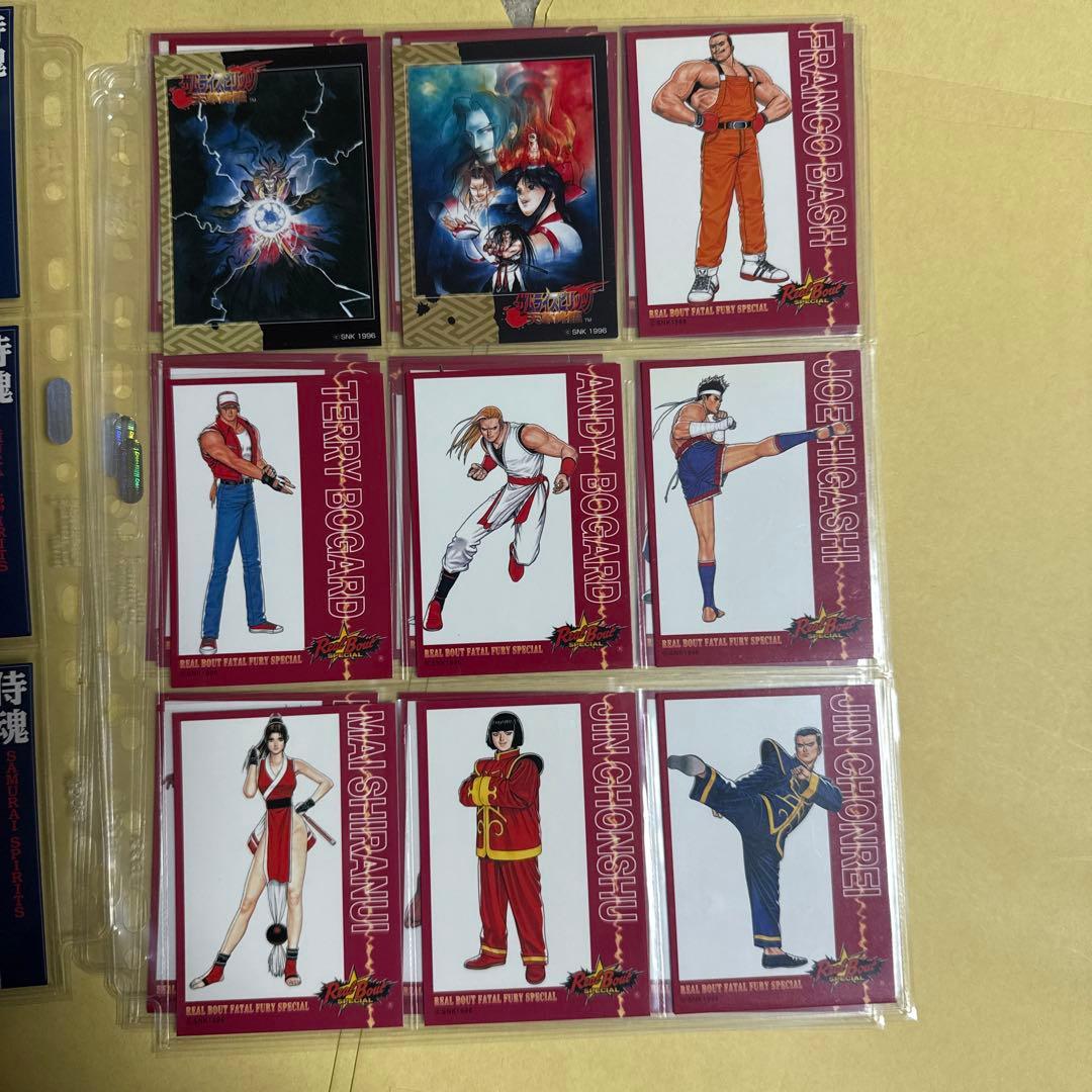 SNK ゲーメスト　コレクション　トレーディング　カード　kof 餓狼　サムスピ