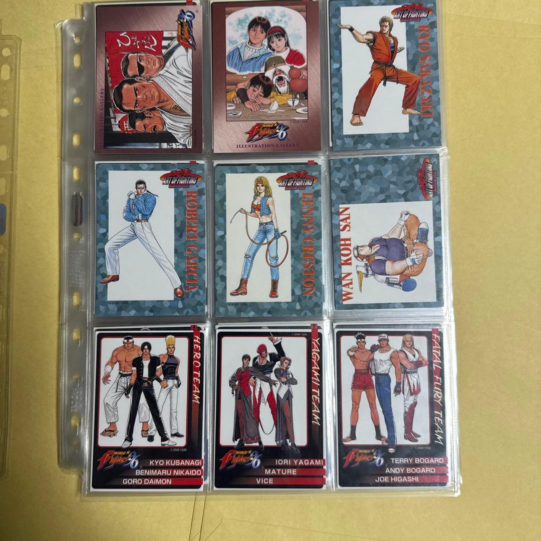 SNK ゲーメスト　コレクション　トレーディング　カード　kof 餓狼　サムスピ